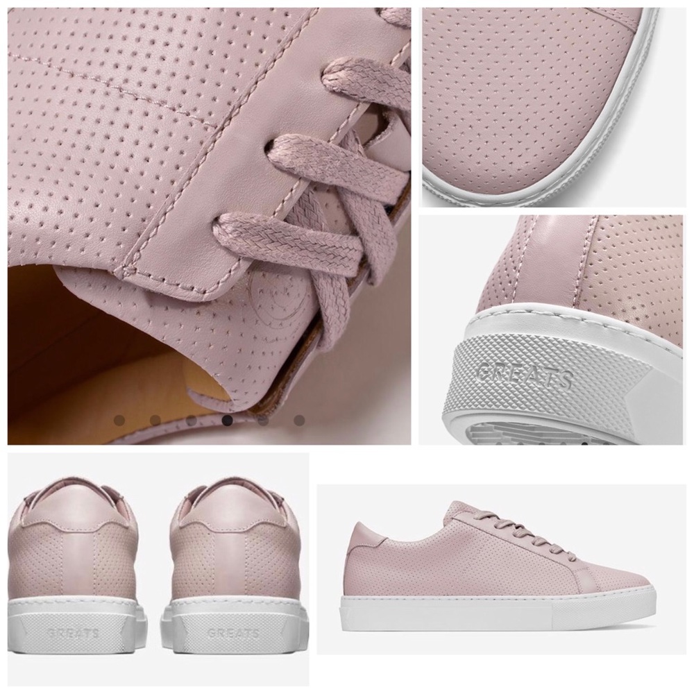 Greats Royale rose perforated lifestyle sneaker - Picture 2 of 5